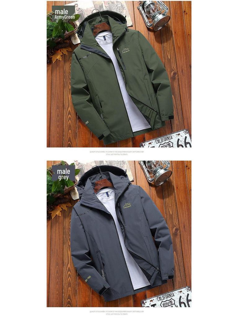 Men's Lightweight Spring & Autumn Jacket - Casual & Stylish Dad's Mountaineering Outerwear