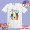Aloha Surf Kauai Hawai Herren Weiß Größe S bis 5XL