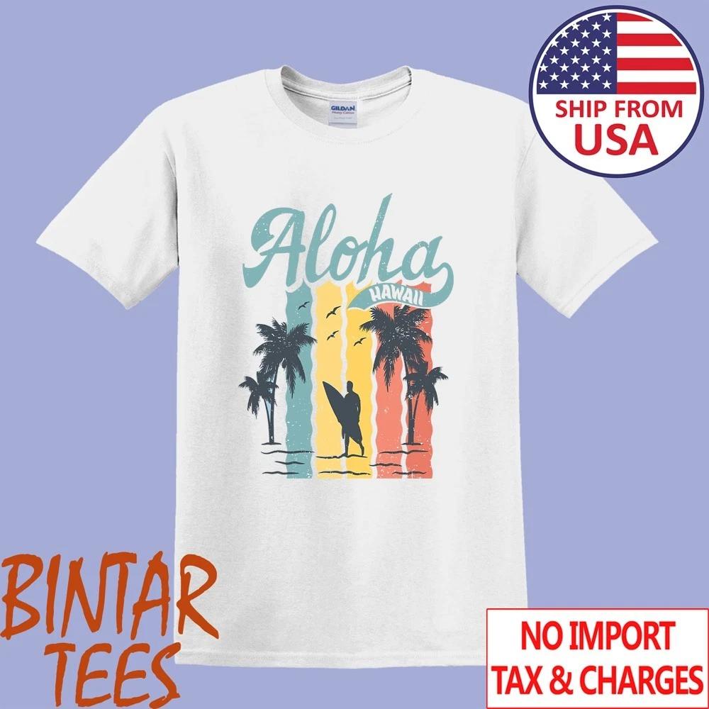 Aloha Surf Kauai Hawai Men s White Size S to 5XL L