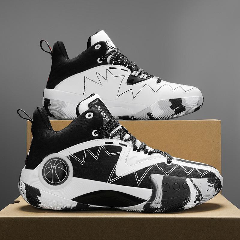 High-quality Basketball Shoes Have Sound, Non-slip, Wear-resistant and Shock-absorbing Actual Combat, Lightweight Soft-soled Student Youth Game Shoes
