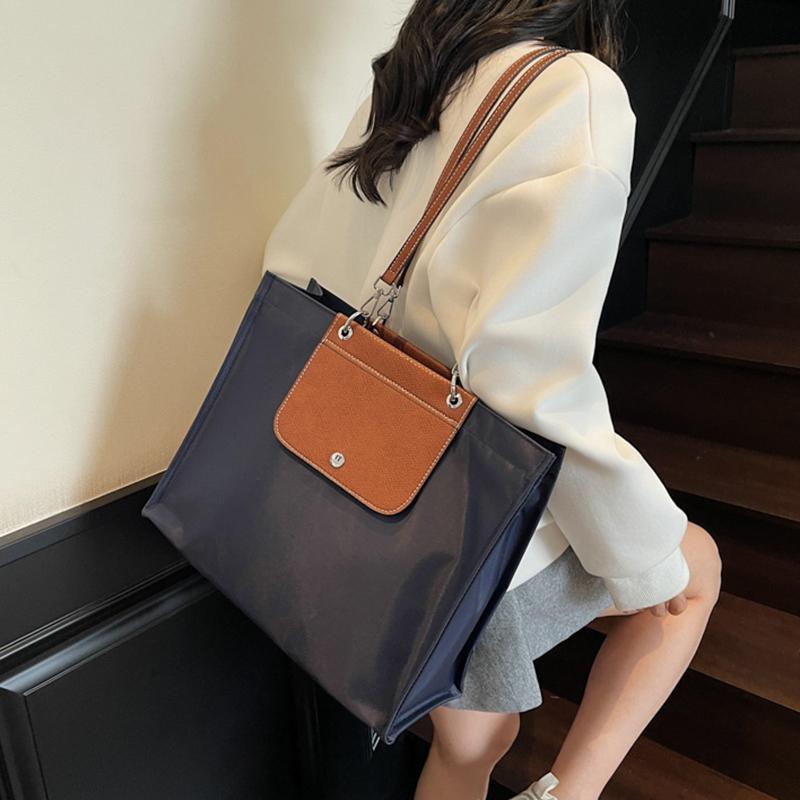 Women Canvas Shoulder Bag Large Capacity Ladies Shopping Bags Simple Handbag Vacation Tote Casual Book Bag AVE