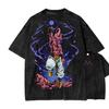 Dragon Ball Anime Lover Washed T-shirt Year Round Clothing High Quality Personality Clothes Plus Size Unisex New Model Couples Tee