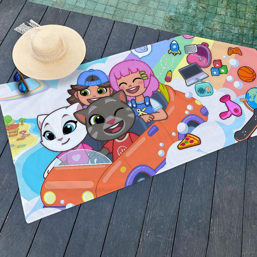 Game T-Talking T-Tom And F-Friends Towel Towels For Beaches Yoga Studios Gyms Hot Springs Swimming Pools And Picnics