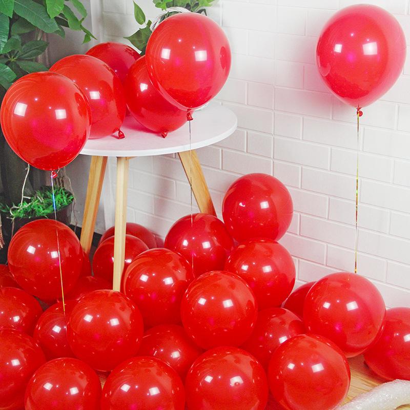 Thickened 10-Inch Matte Balloons - 1,000 Pieces for Weddings & Birthdays