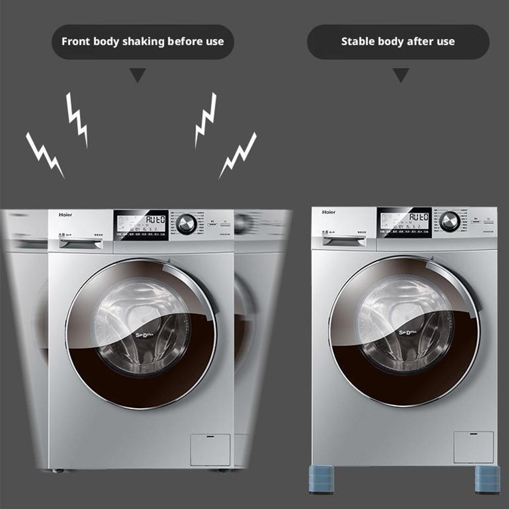 4 Pack Furniture Risers, Anti Slip Pads For Washing Machine Adjustable Bed Risers For Table Desk Couch Chair Sofa Cabinet