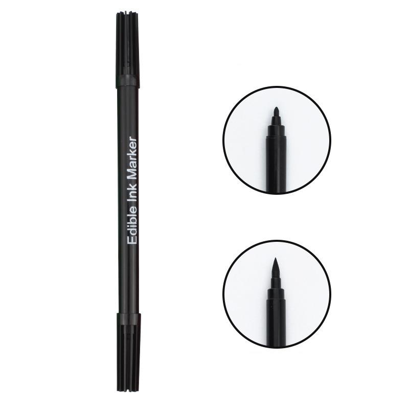 

Пищевой фломастер для выпечки, для украшения тортов, для маркировки, для рисования граффити, для раскрашивания чёрный