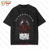 Nechte je trpět Vintage Oversized Tričko Metalová Hudba Neverbloom HY7R