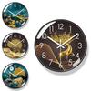 Moderne leise Wanduhr mit Quarzwerk für Wohnzimmerdekoration