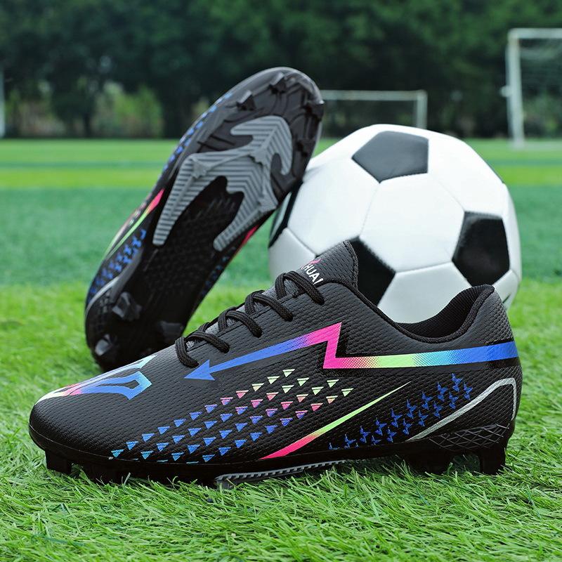2025 new non-slip spike football shoes men's adult sports training shoes men's and women's youth sports shoes