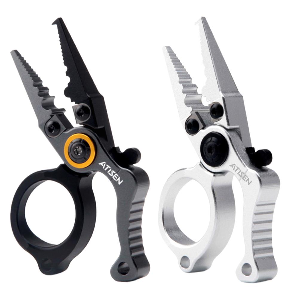 Aluminum Fishing Pliers Fishing Tongs Hook Remover Locking Mini Lure Plier Fishing Multitool Line Cutter Fishing Accessories