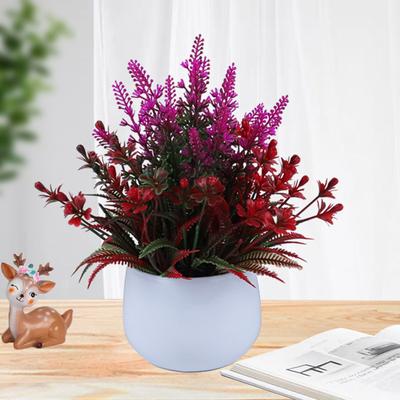 Artificial Plant Bonsai Simulation Lavender Ornament Home Wedding Decoration