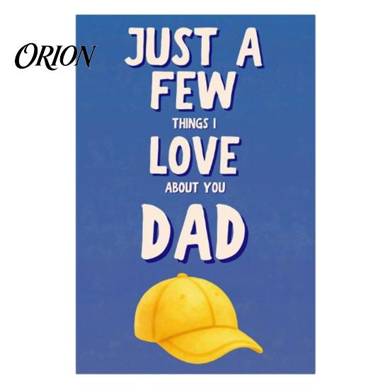 Personalized Gift for Dad Fill-in-the-blank Memory Book, Just A Few Things I Love about You Journal, 51 Sentimental Sheets Book Keepsake, to синий