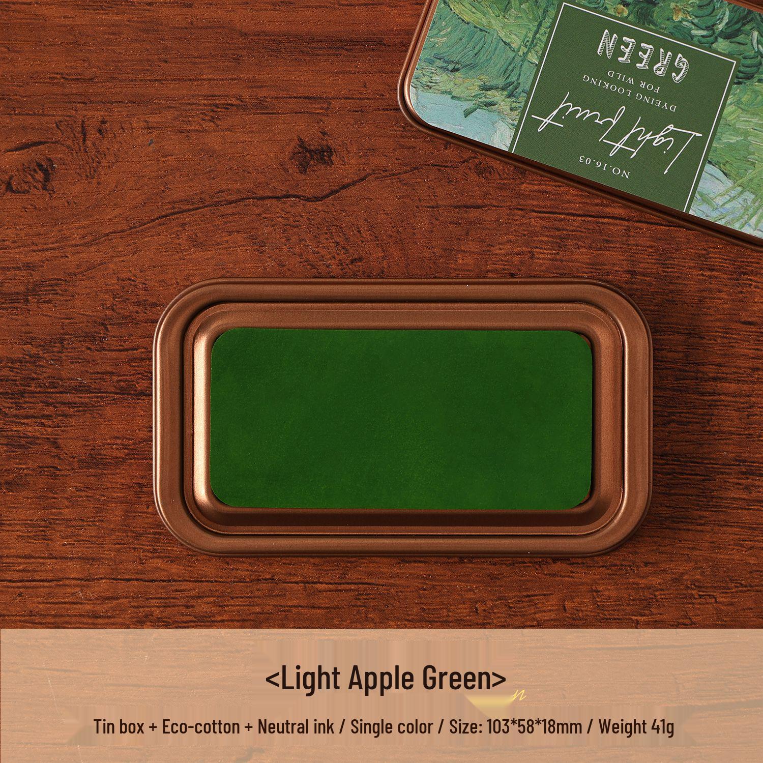 Блокнот Tie-dye Wilderness из Эко-Хлопка с Чернильницей - Нейтральная Масляная Чернильница в Жестяной Коробке