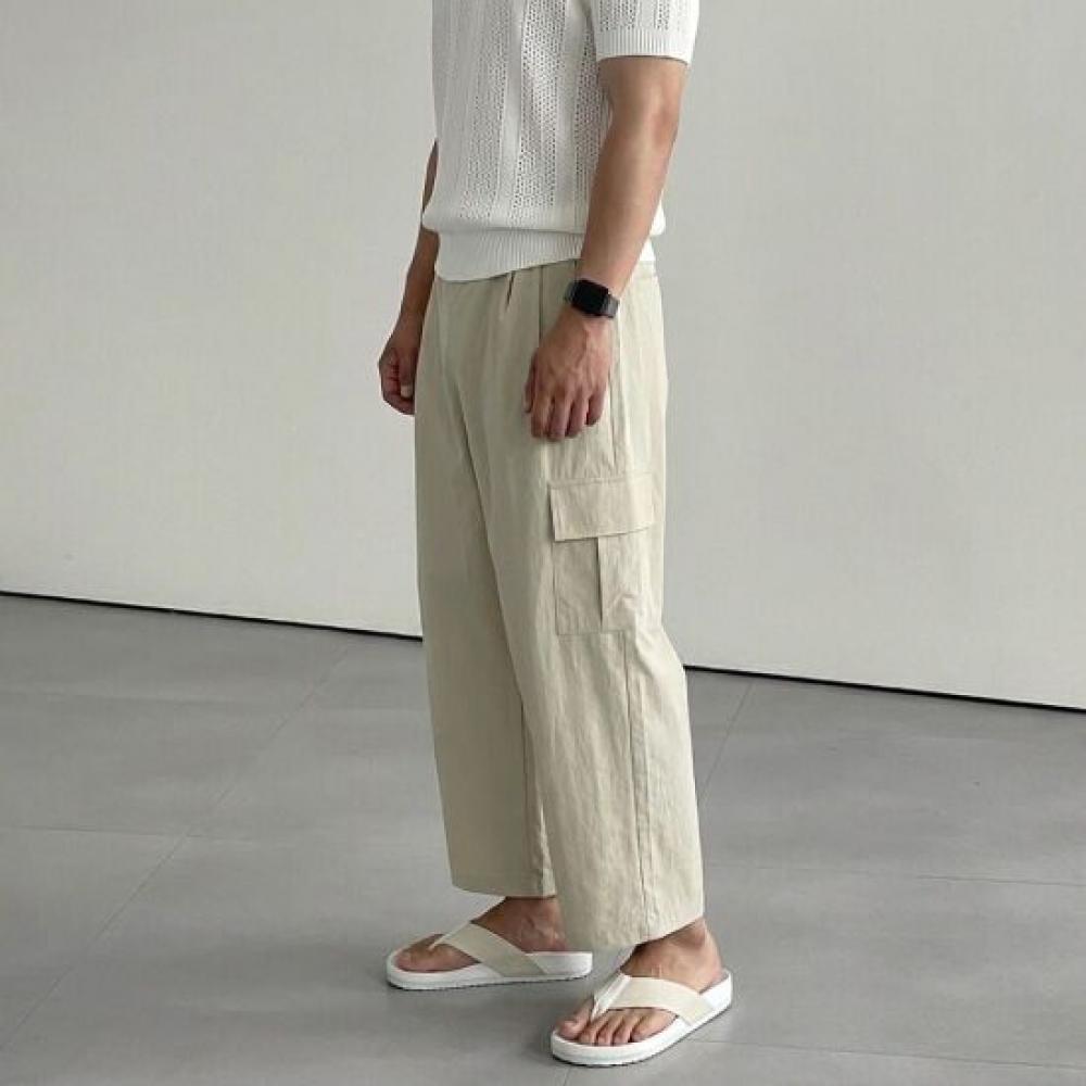 Onl Cargo Refrigerator Pants Men Nylon Wide Pants