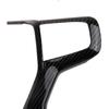 Carbon Fiber Steering Wheel Cover Molding Trims Accessoriess For -2025 Chevy Silverado Blazer -2024 Tahoe Suburban (Full Cover)