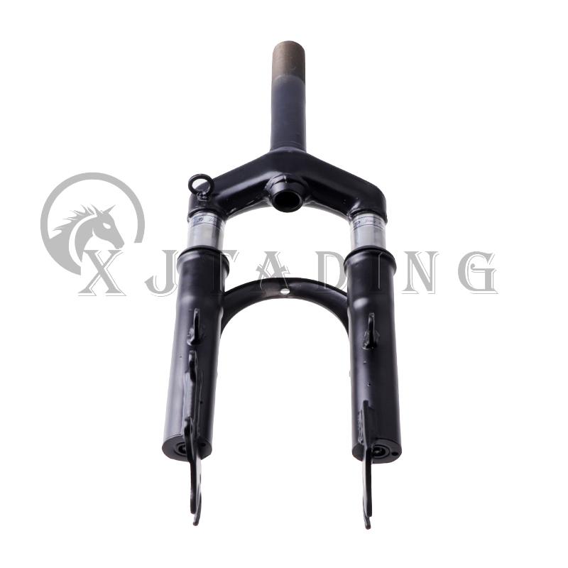 Horquilla de Suspensión Delantera de 12 Pulgadas Soporte de Acero Aleado Para Motocicleta Bicicleta MTB Patinete Eléctrico Tubo Delantero Accesorios de Amortiguación