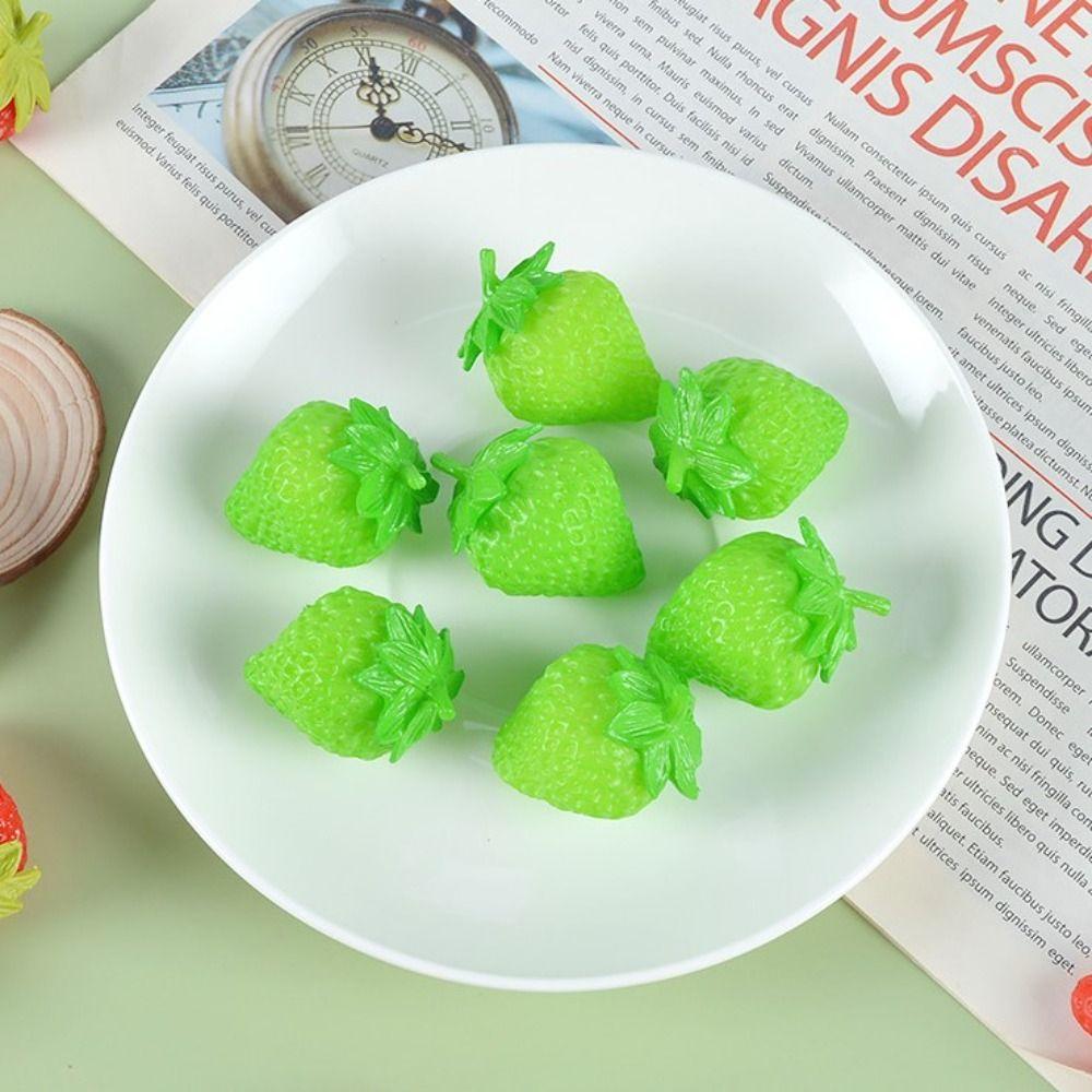 

Имитация клубники Модель клубники ПВХ Искусственная клубника Кухонные игрушки