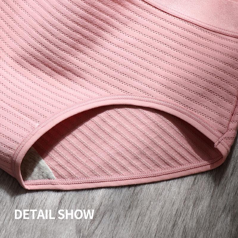 Sexy bavlněný rozkrok Průhledné kalhotky v pase s nízkým vzrůstem Bez stopy Velká velikost Pohodlné Prodyšné spodní prádlo 3ks/šarže DULASI