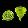 Kitchen Silicone Collapsible Funnel Set Of 10 Foldable-Cooking-Food-Grade For Filling Bottles Perfume Capsules Fry Oil Filter