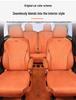 Universal Suede Car Seat Cushion - Breathable, Perforated, All-Season