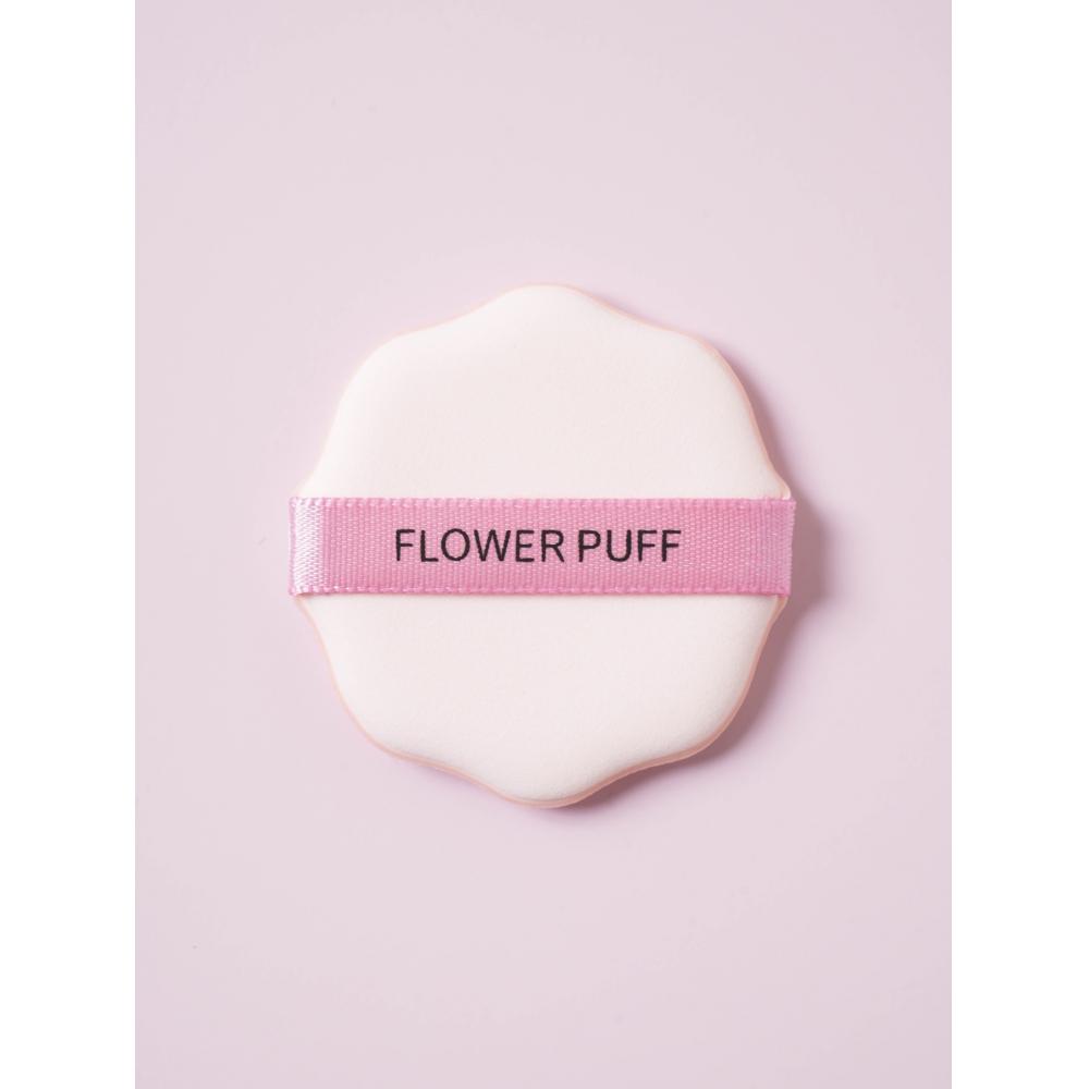 Daiso Flower Shaped Puff  Pack Of 2
