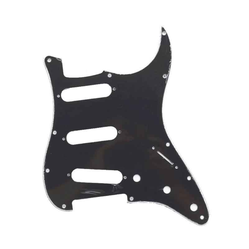 1Pc 3Ply S+S+S 11 Holes  Electric Guitar Pickguard Scratch Plate Pick Guards for US/Mexico Made Modern Guitar Parts