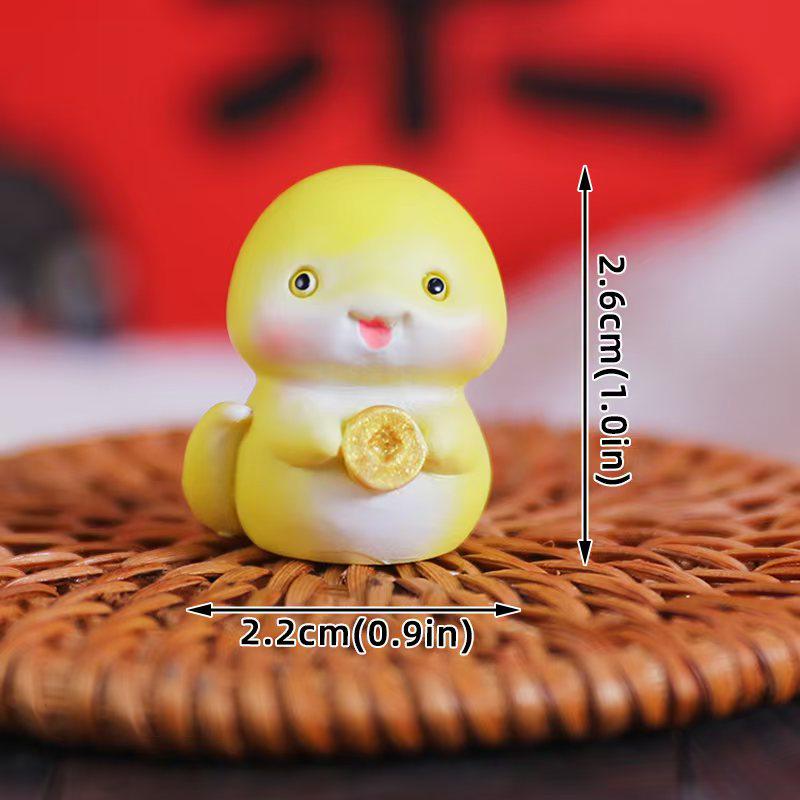 New Year Muffin & Cupcake Decoration Ornament with Transparent Packaging Box