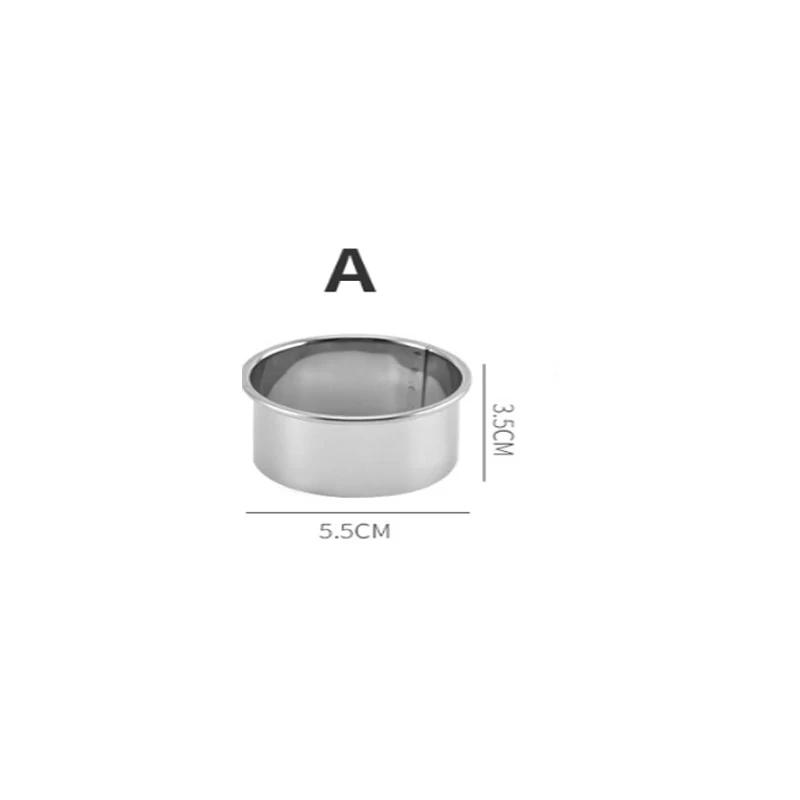 

Dumpling Skin Cutter Biscuit Mold Dumpling Skin Cutting Mold Fondant Pie Press Stainless Steel Cake Ring Pastry Baking Tool
