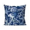 1pc Marine Organism Shells Pillow Case Square Pillow Bedroom Sofa Leisure Comfort Cushion Car Living Room Home Decoration 40X40