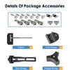 Truck Bed Cover Clamps Replacement Universal Replacement and Accessories Part Kit Aluminium Rear Front Clamp Fit for Hard Tr Fold Truck Bed Cover