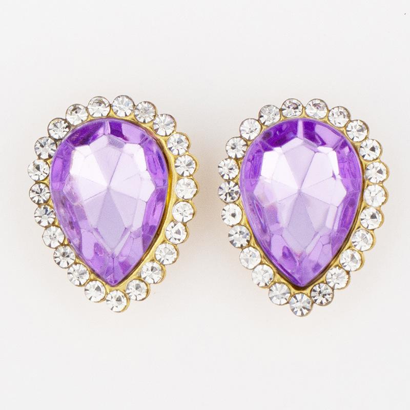 Sunflower Teardrop Acrylic Bow & Heart Hand-Sewn Diamond DIY Hair & Clothing Accessories