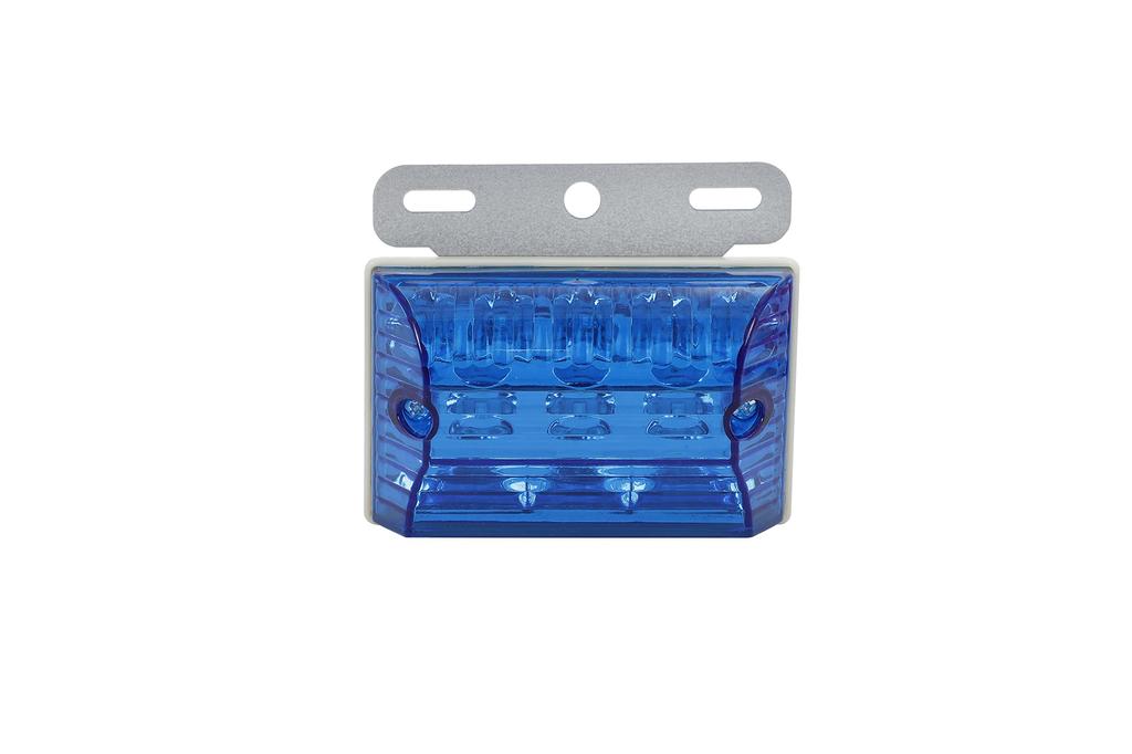 24V Truck Side Marker 12 Set of for Dump Large and Decorative Square Downlights Set of Lamps, LEDs, Square, 10, Trucks, Buses, Cars, Trailers, Trucks,