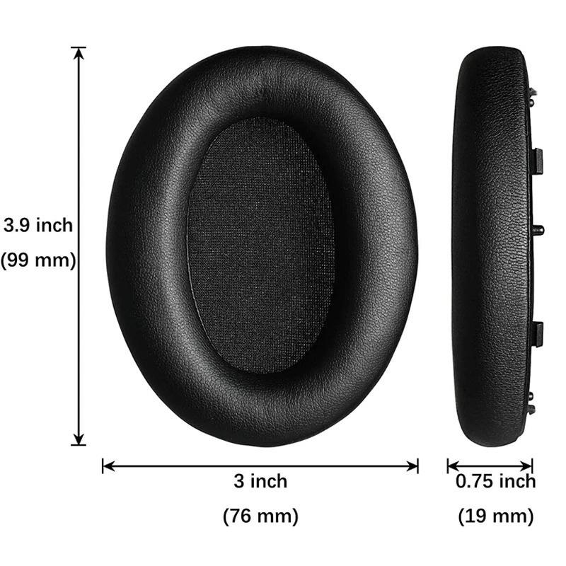 Replacement Earpads & Headband Cushion Covers, Protein Leather Memory Foam Ear Pads Earmuff for Sony WH‑1000XM4 Headphones