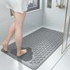 0.8cm Thick PVC Bath Mat Non-Slip Massage Nubs Shower Safety Rug for Wet Bathroom Floors 34 X 68 Dot Pattern