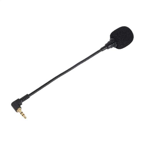 Small helmet microphone, flexible microphone replacement, portable headphone microphone, dynamic microphone replacement, 3.5mm microphone replacement,