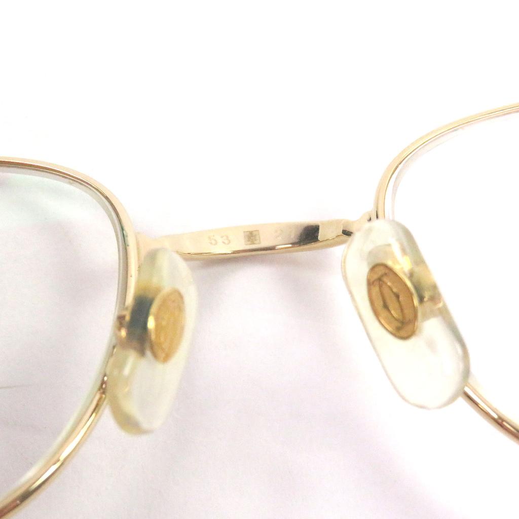 Great Cartier Glasses 135 Trinity gold mens Used