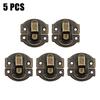5/12set Jewelry Box Hasp Clasp Suitcase Wood Chest Cabinet Decorative Lock Latch Vintage Case Buckle Lock Decorative Hardware