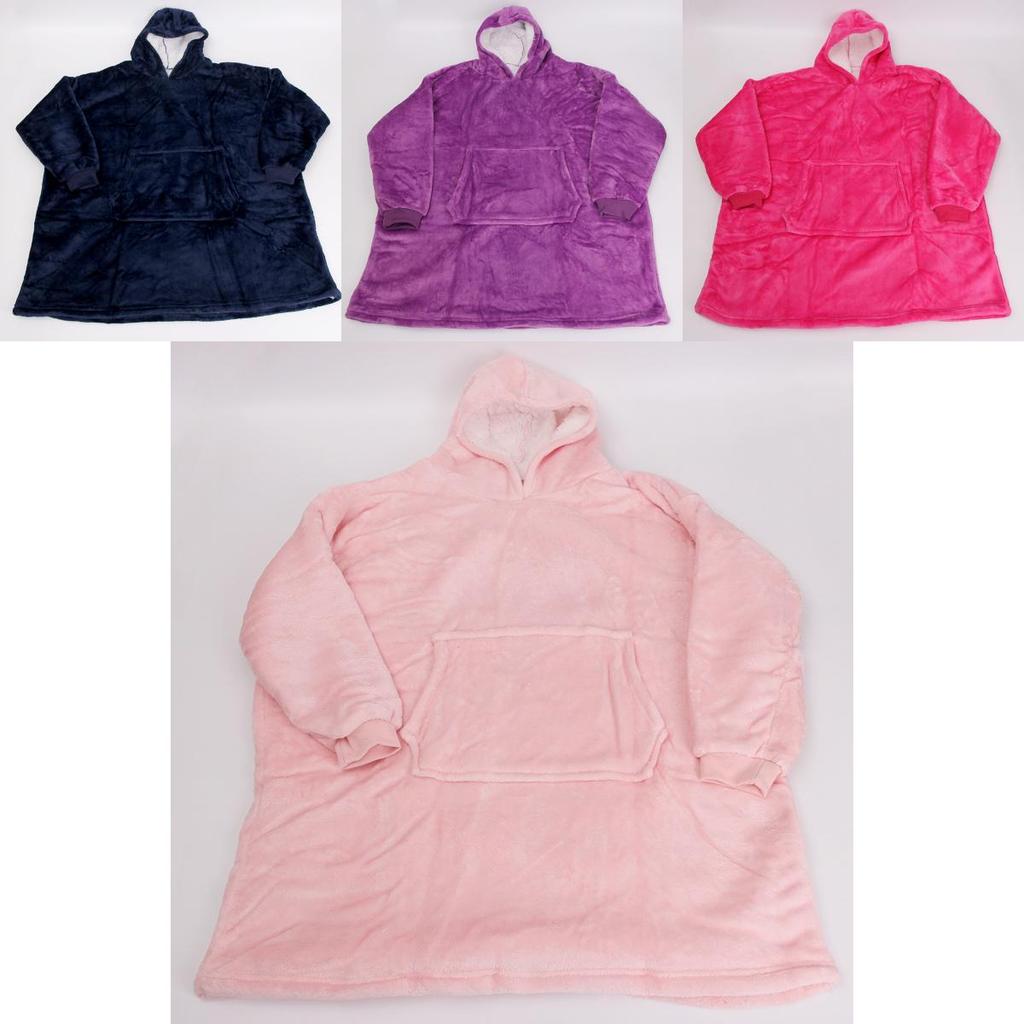 Warm And Cozy Oversized Blanket Hoodie For Adults And Kids With Giant Pocket