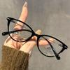 New Tr90 Anti-blue Light Glasses For Women Retro Small Round Frame Cat Eye Glasses Frame