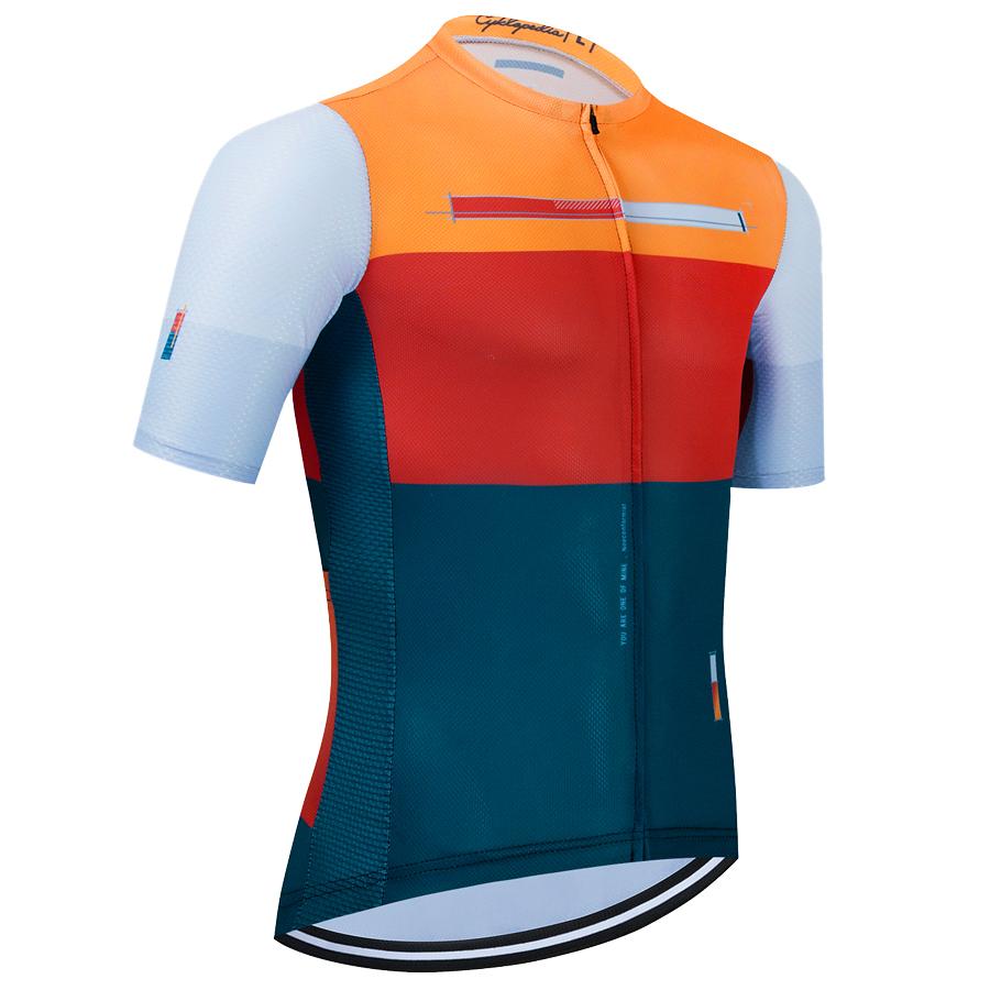 Summer 2025 Short Sleeve Cycling Jersey Men MTB Bicycle Top Outdoor Cycling Clothing Breathable Shirt Maillot Ciclismo Quick Dry