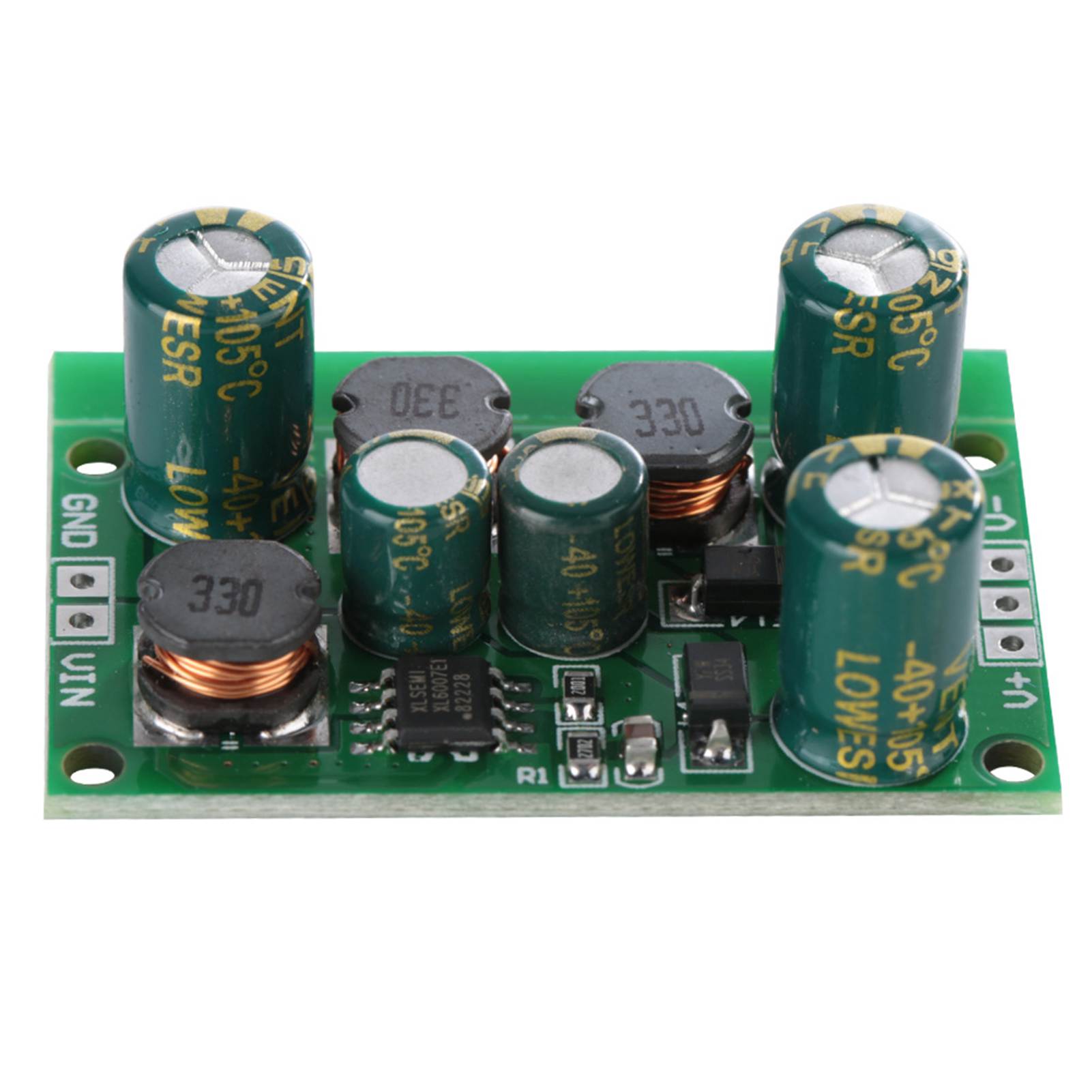

DC DC Positive & Negative Voltage Boost Buck Converter (Output + 12VDC)