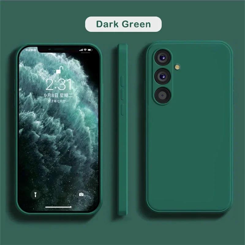 Neue Flüssigsilikon-Schutzhülle für Samsung Galaxy S24, 23, 22, 21, 20 Ultra Plus, FE, A54, A53, A52 (4G, 5G): Weiche, stoßfeste und leichte Hülle