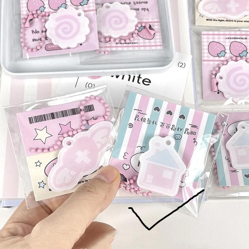 Cute Fish Plate Keychain Pink Roll Album School Bag Pendant Cute Couple Bag Pendant Give Each Other Gifts