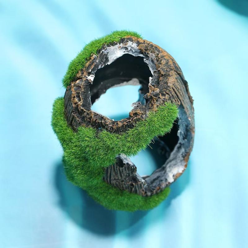 Aquarium  Decoration Fish  Shelter Fish Tank Resin  Ornaments Fish And  Hiding Cave Aquarium Landscaping