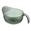 Functional Rice Washing Colander Efficient Draining Bowl Practical Sink Basket PET Material Suitable for Washing Rice