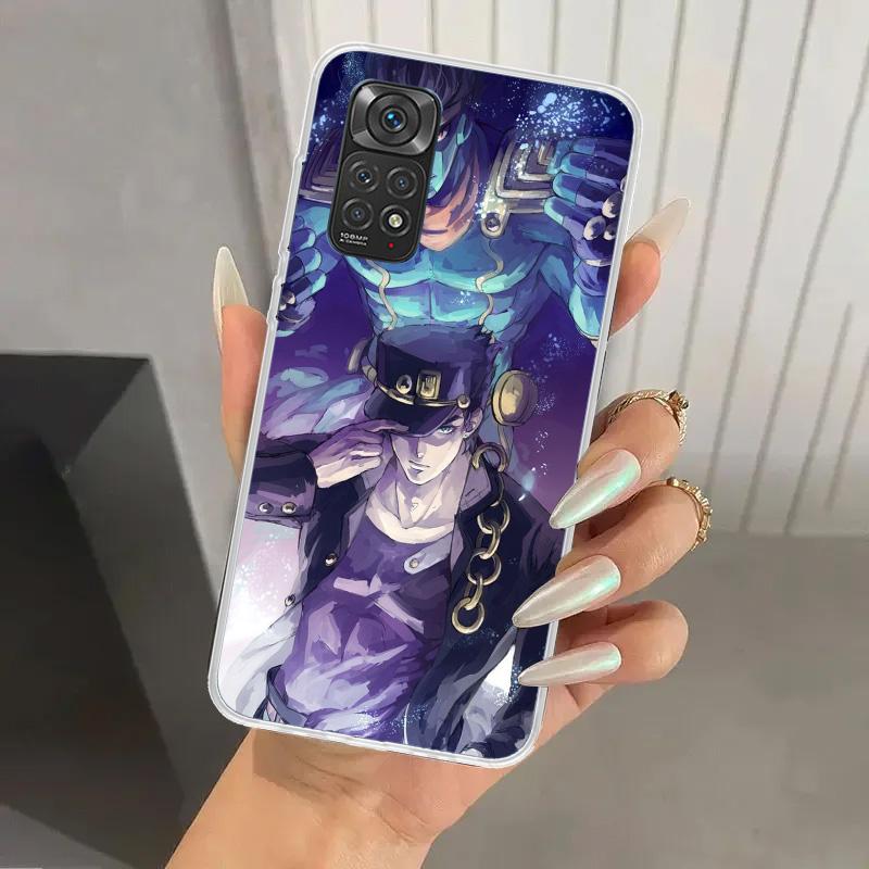 JoJo Bizarre Adventure Phone Case for Xiaomi Redmi Note 15 14 14S 13 12S 12 Pro 11S 11 Plus 11T 11E 10S Soft Funda Print Shell R