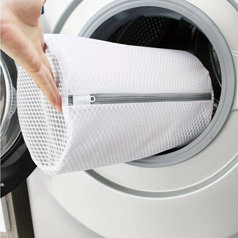 Durable Mesh Shoe Cleaning Bag -360 ° Protection, Reusable Sports Shoes and Sports Shoe Washing Bag, with Zipper Closure