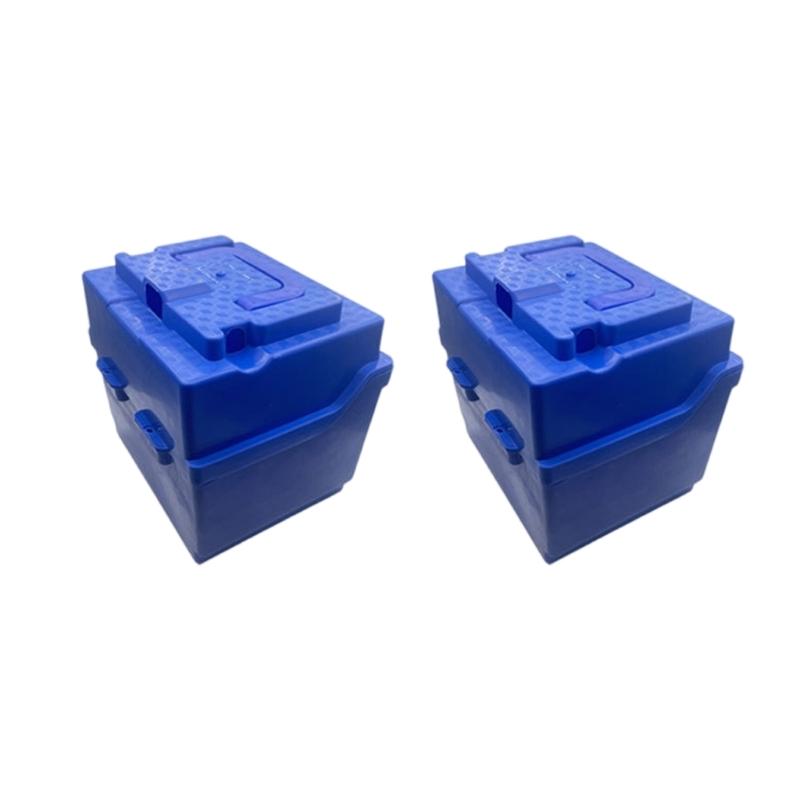 

Heavy Duty Plastic Battery Box Double Battery Storage Container Plastic for Vehicles & Motorcycle Battery Protection