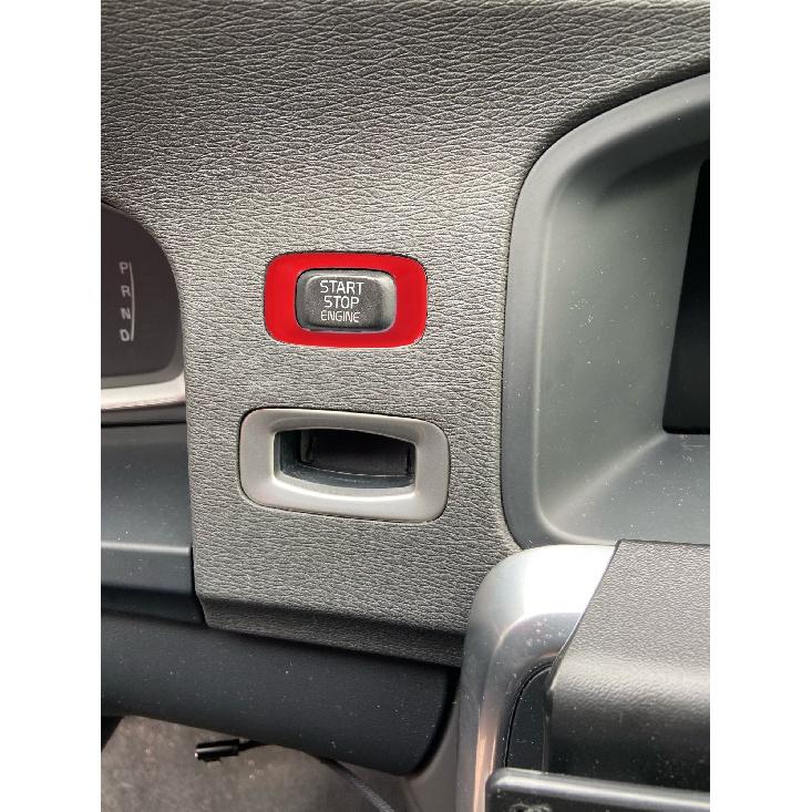 Car Styling For Volvo V40 V60 S60 XC60 S80 V50 V70 XC70 Car Engine Start Stop Cover Frame Trim