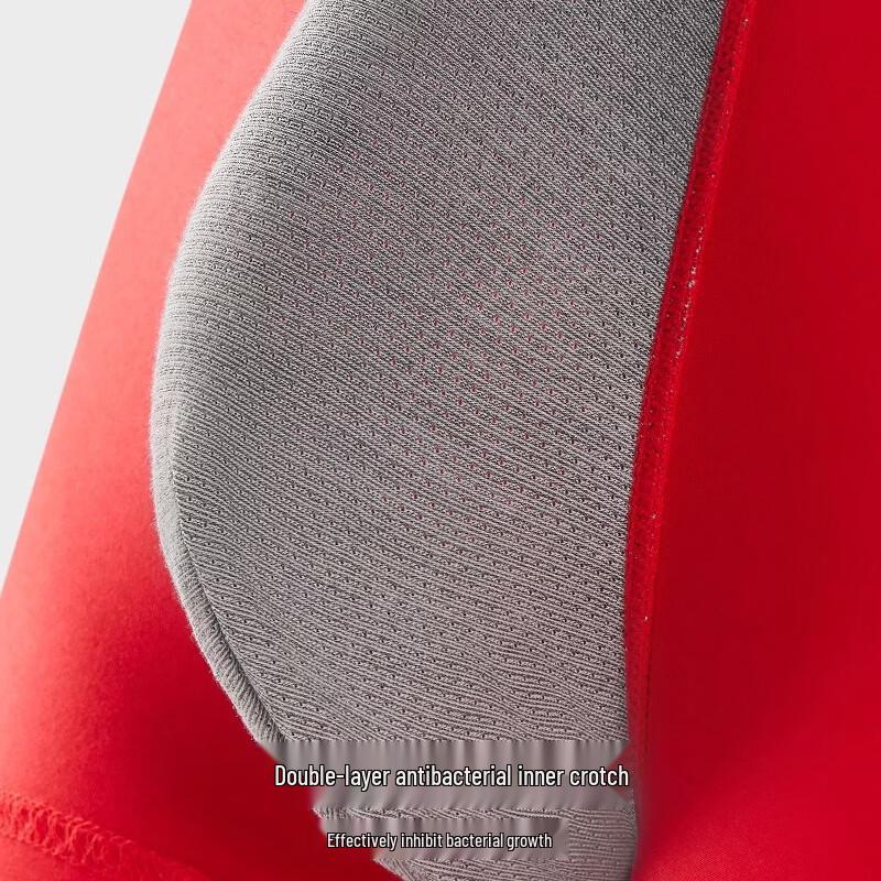 Septwolves Men's Lucky Red Antibacterial Boxer Briefs